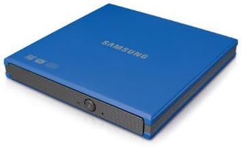 Samsung USB 2.0 8X DVD Writer External Optical Drive for Mac and PC SE-S084F/RSBS (Blue)