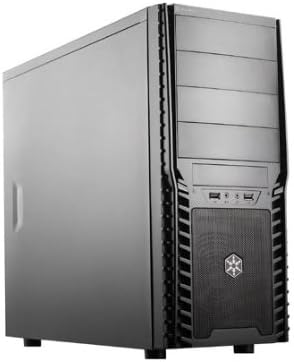 SilverStone ATX/Micro ATX Mid Tower Case with Tool-Less Installation Design PS04B (Black)