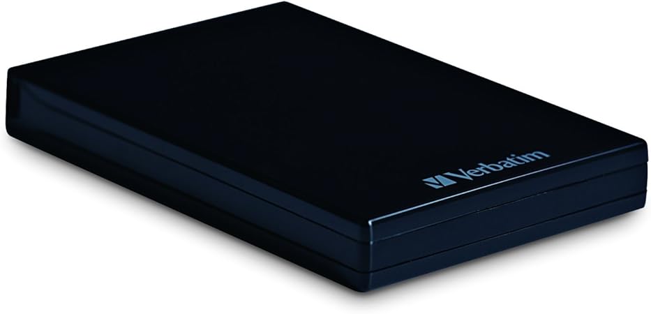 Verbatim Acclaim 1 TB USB 2.0 Portable External Hard Drive 97393 (Piano Black)