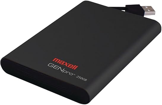 Maxell Genpro Portable Hard Drive 665206