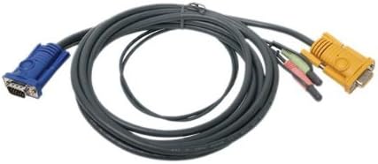 IOGEAR VGA KVM Cable with Audio, 10 Feet, G2L5203A