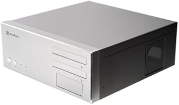 SilverStone Aluminum Front Panel SECC Body ATX Media Center/HTPC Case with Card Reader LC17S-C LC17S-C (Silver)