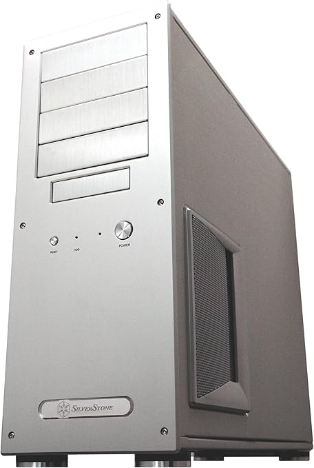 SilverStone Aluminum ATX Full Tower Computer Case TJ09S - Retail (Silver)