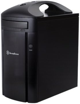 SilverStone SG04B-H Aluminum Panel/SECC Structure MicroATX Mid Tower Computer Case - Retail (Black)