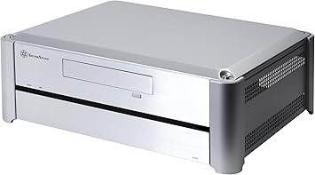 SilverStone GD02S Aluminum/Steel Micro ATX Media Center/HTPC Case - Retail (Silver)