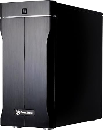 SilverStone Aluminum Front Panel/SECC Body ATX Mid Tower Computer Case KL01B - Retail (Black)