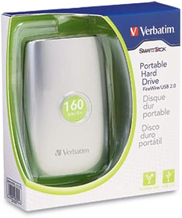 Verbatim 160GB FireWire/USB Portable Hard Drive (96529)