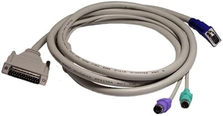 DB25 to PS/2 and VGA KVM Cable for CS/MCII/MX4 (50 feet)