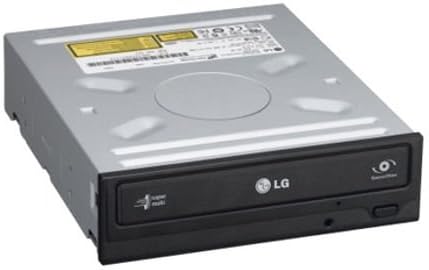 LG Electronics GSA-H55NK DVD+/-RW Dl 20X Securdisk with Nero 12X RAM Software (Black)