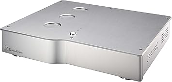 SilverStone Aluminum Front SECC Body Mini ITX HTPC Computer Case LC05S (Silver)