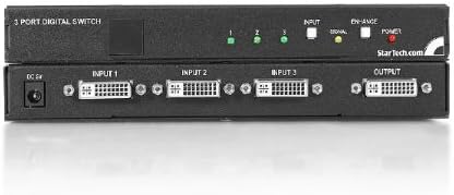 STARTECH.COM 3X1 HDcp Compliant Dvi Switcher with Remote Control