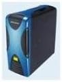 Extreme Gaming Pc, Blue/Black, Air Duct Case Only, See Thru Panel