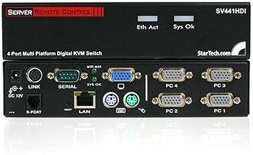 4PORT USB + PS/2 Digital KVM Switch with OSD