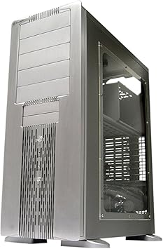 SilverStone TJ06SW Aluminum Front Panel Extended ATX Computer Case (Silver)