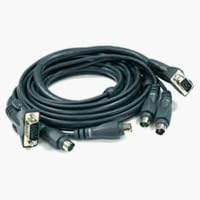 10FT Rack Mount KVM Cable with Integrated Kvm Connector