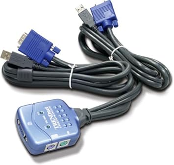 TRENDware 2PORT KVM Switch USB Desk (TK-206I)