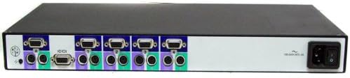 4port KVM Rack Switch Keyboard Video Mouse 1user