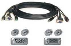 Belkin All in One PS2 KVM Cable Kit Pro for omniview- Bag & Label - 10ft