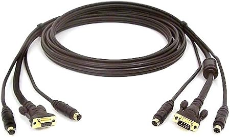 Belkin 25ft All in One PS2 KVM Cable Kit Gold for Omniview PS2