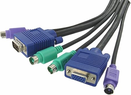 15ft PS2/hi-res Cable Kit for Masterview KVM Switchboxes