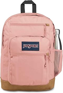 JanSport Cool Backpack, with 15-inch Laptop Sleeve - Large Computer Bag Rucksack with 2 Compartments, Ergonomic Straps, Misty Rose