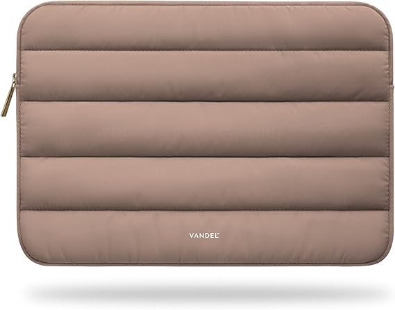 Vandel - The Original Puffy Laptop Sleeve 13-14 Inch Laptop Sleeve. Latte Laptop Sleeve for Women. Carrying Case Laptop Cover for MacBook Pro 14 Inch Sleeve, MacBook Air Sleeve 13 Inch, iPad Pro 12.9