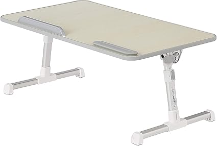 Amazon Basics Adjustable Tray Table Lap Desk Fits up to 17-Inch Laptop, Large, 13