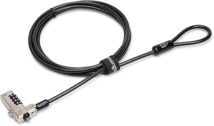 Kensington N17 Dell Laptop Computer Lock, Combination Security Locking Cable (K68008WW) Black