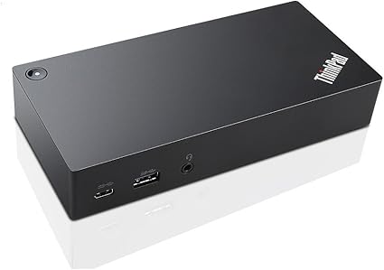 Lenovo ThinkPad USB-C UltraDock With 90W 2 Prong AC Adapter (40A90090US, USA Retail Packaged)