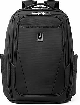 Travelpro Maxlite Lightweight Laptop Backpack, Fits up to 15 Inch Laptop and 11 Inch Tablet, Water Resistant, Men and Women, Work, Travel, Black, 18-Inch