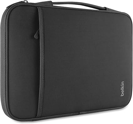 Belkin B2B064-C00 Sleeve for 13-Inch Laptops and Chromebook, Compatible with iPad Pro and Most 13-Inch Laptops / Notebooks (Black)