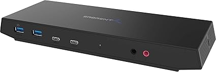 SABRENT USB Type C Dual 4K Universal Docking Station with USB C Power Delivery (DS-WSPD)