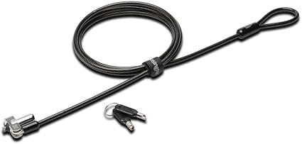 Kensington N17 Dell Laptop Lock - Keyed (K64440WW), Black and Silver, 1.1