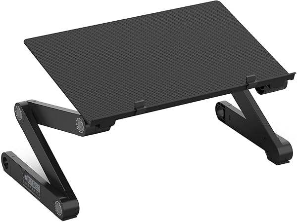 WorkEZ Adjustable Laptop Stand for Desk, Adjustable Height Laptop Stand, Ergonomic Foldable Portable Laptop Stand, Computer Stand Laptop Riser Stand