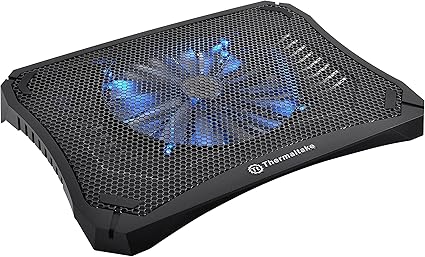 Thermaltake Massive V20 Steel Mesh Panel Single 200mm Blue LED Fan Adjustable Speed Control 10