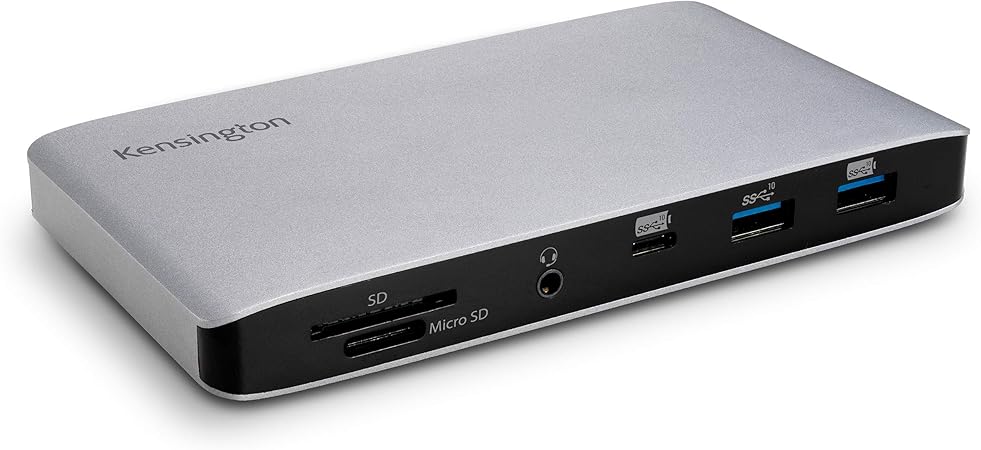 Kensington SD2500T Thunderbolt 3 and USB-C Docking Station for Windows, MacBooks, and Surface; Dual 4K, 60W PD