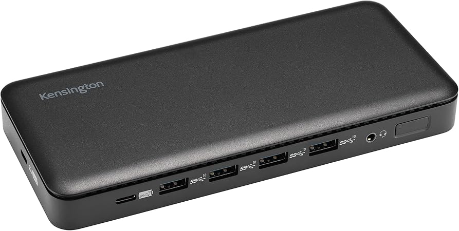 Kensington Triple Display USB-C Docking Station with 100W PD for Dell, HP, Lenovo, Acer, ASUS, Razer, Surface (Black)