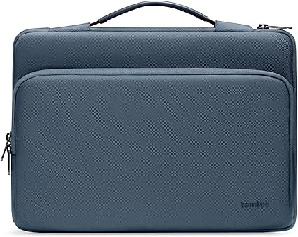 tomtoc 360 Protective Laptop Carrying Case for 14-inch MacBook Pro M3 A2992 A2918 M2/M1 Pro/Max A2779 A2442 2023-2021, 12.9-inch iPad Pro 3rd-6th Gen, Water-Resistant MacBook Accessory Sleeve