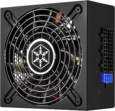 SilverStone Technology SX500W SFX-L Form Factor 80 Plus Gold Full Modular Lengthened Power Supply with +12V Single Rail, Active PFC (SX500-LG)