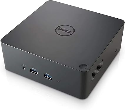 Dell TB16 Thunderbolt 3 (USB-C) Docking Station with 180W Adapter, Black, Model:452-BCNP