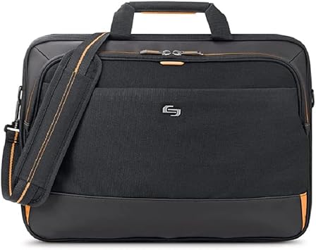 Solo New York Focus 17.3 Inch Laptop Briefcase, Black