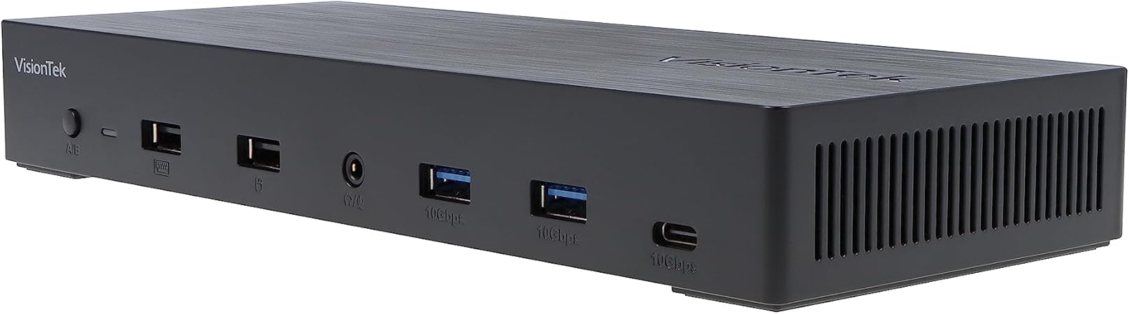 VisionTek VT4950 USB C KVM Docking Station - 1x HDMI, 2x DP, 4x USB, 1x USB-C, Audio, Ethernet, 100W PD to Each Host for Windows/MacOS