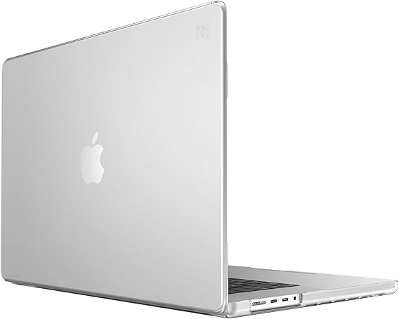 Speck SmartShell MacBook Pro 16 Inch Case for M3 / M3 Pro / M3 Max (2023) & M2 Pro / M2 Max A2780 (2023) & M1 Pro / M1 Max A2485 (2021) - Scratch Resistant Hardshell Case - Clear