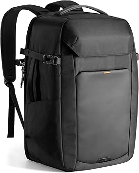 Inateck Travel Backpack 40L, TSA Friendly Laptop Backpack Flight Approved with Separate Shoe Compartment, Splashproof Hiking Backpack, Carry On Backpack for Women and Men, Fits 17 inch Laptop, Black