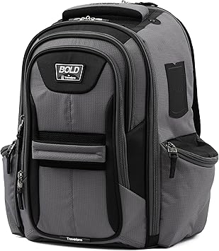 Travelpro Bold Lightweight Rugged Backpack, Fits up to 15.6 inch laptop and tablet sleeve, Oliven Green/Black