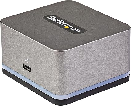 StarTech.com USB C Mini Dock for Chromebooks, iPad Pro, Android Tablets & Smartphones, USB-C Docking Station w/ 4K 30Hz HDMI, 27W Power Delivery Charging, 3-Port USB Hub, Gigabit Ethernet (DK30CHPH)