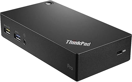 Lenovo ThinkPad USB 3.0 Pro Dock (40A70045US) 45W AC Adapter With 2 Pin Power Cord Included, Item Does Not Charge The Laptop Or Tablet When Attached