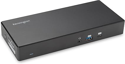 Kensington SD4782P EQ Universal DisplayLink Docking Station, Dual 4K Video, 2xHDMI, 2xDisplayPort, with 100W Power Delivery, Ethernet, Audio, for Mac M1/M2/M3, Windows and Chrome (K33650NA)