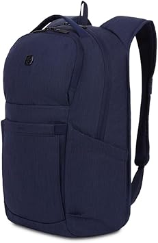 SwissGear 8183 Laptop Backpack, Navy Heather, 18 Inches