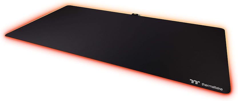 Thermaltake M900 16.8 Million RGB Color Software Enabled (TT RGB Plus/iTake/Alexa/Razer Chroma) Splash-Proof/Anti-Slip Rubber Base 1600mm x 800mm Gaming Mouse Pad GMP-M16-BLKSXC-01